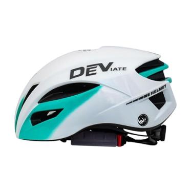 Imagem de Dynwave Capacete de bicicleta Capacete de bicicleta Acessórios para ciclismo Equipamentos para entusiastas de esportes Equitação, Branco