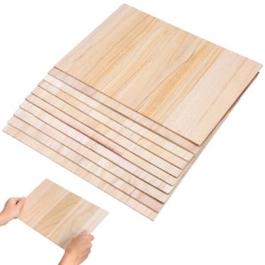 Imagem de Veemoon Tábua de Quebrar Profissional de Madeira para Taekwondo, Karatê e Artes Marciais - Marrom, 30.12 x 50 cm, 0.3 cm - 10 Unidades