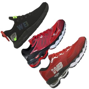 Imagem de Tenis Casual Masculino (KNIT PTO/PTO DM01 VRM DM03 VRM, BR, Adulto, Numérico, 34)