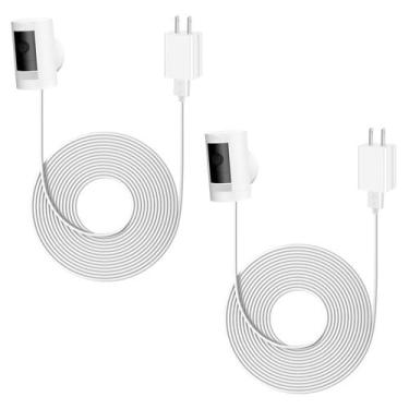 Imagem de Cabo de alimentação da câmera Adaptador de alimentação Ring Stick Up C