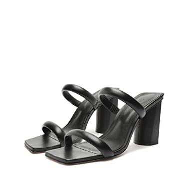 Imagem de SCHUTZ Women's Ully Sandals, Black, 8.5 Medium US
