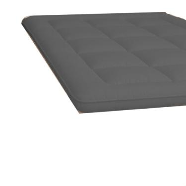 Imagem de Pillow Top Casal Extra Macio – Upgrade de Conforto e Proteção para Colchão.colchão casca de ovo；colchão solteiro(Cinza,Queen)