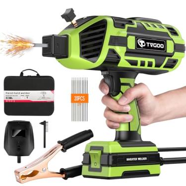 Imagem de Tvgoo Máquina de solda portátil portátil - inversor IGBT de 110 V, soldador portátil ARC 20-120A com 5 ajustes de corrente variáveis, partida a quente e antiaderente para hastes de solda de 3/81.3 cm