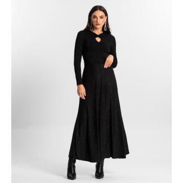 Imagem de Saia Midi Endless Preto, G, Preto
