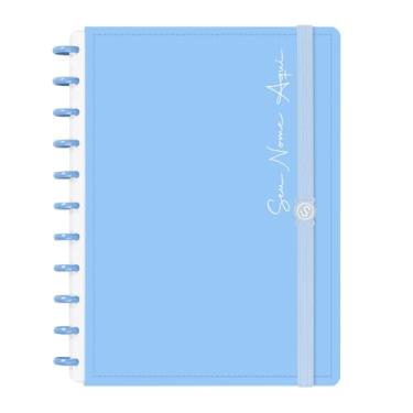 Imagem de Caderno de Disco Inteligente Personalizado Iscool G Solid Colors Azul Claro