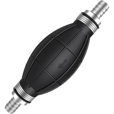 Imagem de Superall Lâmpada preta de 10 mm de 3/20.3 cm tipo borracha transferência de combustível vácuo linha de combustível primer manual gasolina gasolina bomba diesel para acessórios de barco marítimo