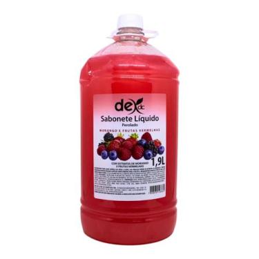Imagem de Sabonete Líquido Perolado Morango Frutas Vermelhas 1,9l Dex - SoftFix