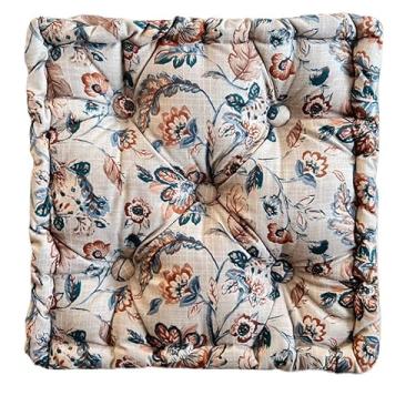 Imagem de ALMOFADA 100x60 X 10 CM FUTON TURCA CHEIA SUEDE ASSENTO DE BANCO OU CADEIRA(ESTAMPA 01)