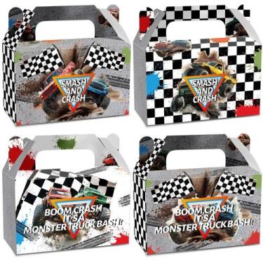Imagem de Caixas de guloseimas CHUNNIN Monster Truck Grey, 24 unidades para fest