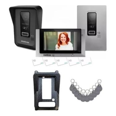 Imagem de Videoporteiro Intelbras Allo wT7 Módulo Interno Tela 7 Externo WiFi, A