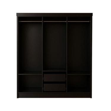 Imagem de Closet Lisboa Evidencia Moveis 2 Gavetas e 2 Prateleiras - Evidencia M