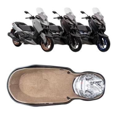 Imagem de Forração Yamaha Xmax 300 2026 Baú Acessório Scooter Bege - Jaspe Ateli