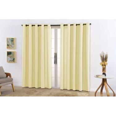 Imagem de Cortina Porta Janela Com Ótimo Caimento Oxford 3,00 X 2,20m Altura - C