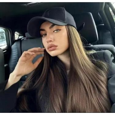 Imagem de Boné Preto Bordado Preto ALL Black Trucker Aba Curva Feminino Unissex 