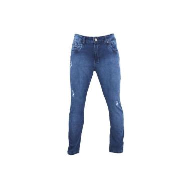 Imagem de CALÇA BIVIK JEANS SEM ESTAMPA AZUL - MASCULINO-Masculino