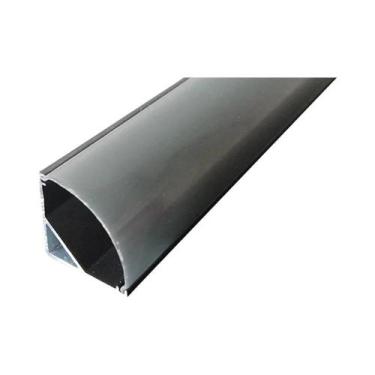 Imagem de Fita De LED Prata Preta De 50CM Com Canal De Perfil De Alumínio Para D