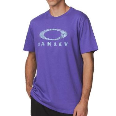 Imagem de Camiseta Oakley Ellipse Fingerprint SM26 Fluorite Purple, G, Purple