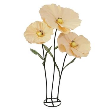 Imagem de Flores gigantes de 1,6 m para decoração, flores artificiais de papel grande, decorações de casamento para recepção, fundo de banquete de festa, adereços fotográficos, vitrine de loja, decoração de
