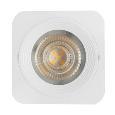 Imagem de SPOT LED QUADRADO FIXO SOBREPOR 5W BRANCO QUENTE 3000k BRANCO CTB