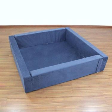 Imagem de Piscina Quadrada  em Suede 1m20 x 30cm escolha a cor