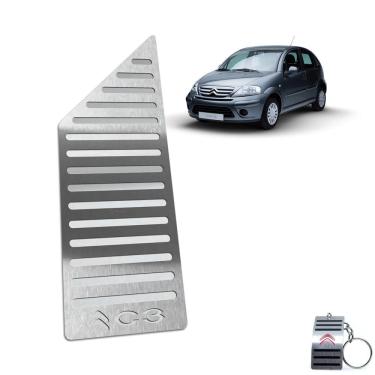 Imagem de Descanso De Pé Citroen C3 2003 Até 2012 Aço Inox