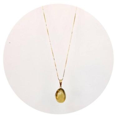 Imagem de Colar prata 925 + ouro 18k green gold natural e legítima