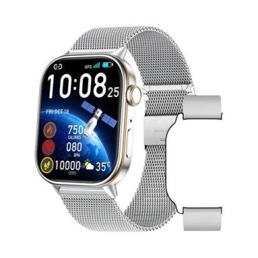 Imagem de Relógio Inteligente Masculino Com Chamadas Bluetooth, GPS, Monitoramen