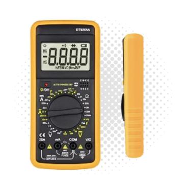 Imagem de Eda Profissional 9Kf Multimetro Capacímetro Digital Mede