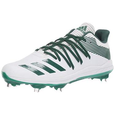 Imagem de adidas Tênis masculino Afterburner 6, Ftwr Branco/Verde Escuro/Prata Met., 8.5