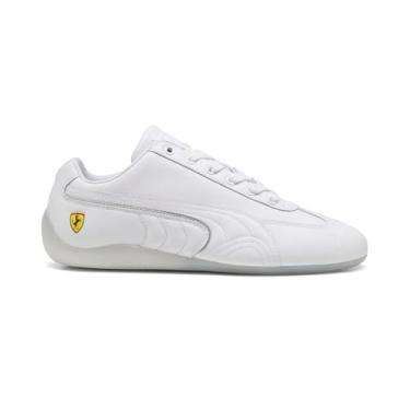 Imagem de PUMA Tênis masculino Scuderia Ferrari Speedcat Miami branco com cadarço casual - branco, Branco, 42