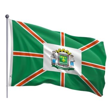 Imagem de Bandeira do município Goiânia Estampada dupla face - 0,70X1,00m