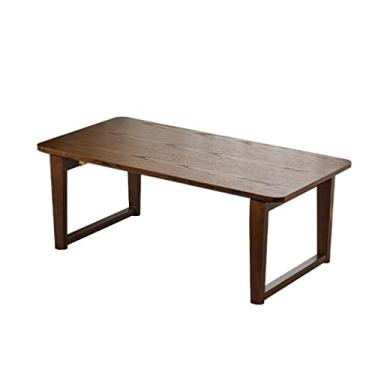 Imagem de URGDWEKJY Mesa de centro mesa de centro mesa baixa dobrável mesa lateral de madeira varanda janela janela pequena mesa de quarto (A,grande)