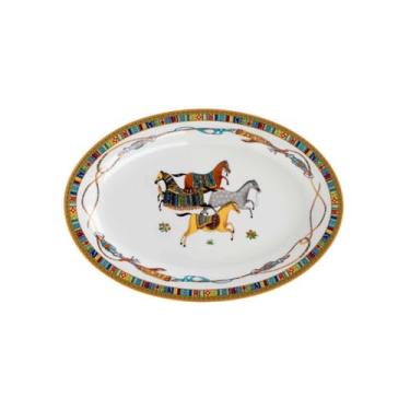 Imagem de Conjunto de pratos domésticos de cerâmica combinação de pauzinhos europeus - 1 prato de peixe