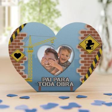 Imagem de Kit 50 Lembranças Dia Dos Pais Coração e Chaveiro - DK, 3