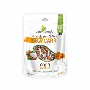 Imagem de Granola Coco e Damasco Low Carb Sem Glúten Leve Crock 200g