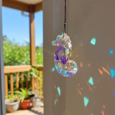 Imagem de Enfeite de pendurar para pendurar na janela do apanhador de sol, prismas de cristal para decoração de casa, pingente de carro