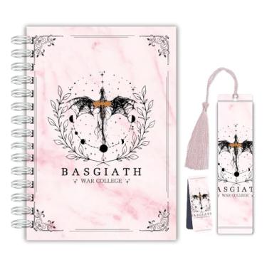 Imagem de Diário de Leitura Baseado em Quarta Asa– Estilo Fantasia Dragões | Capa Dura + Marcador Magnético e Tassel