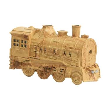 Imagem de Baoblaze Umidificador de névoa fria Train Diffuser 300ml, difusor criativo portátil de design vintage com 2 luzes para sala de estar, Sem Controle Remoto