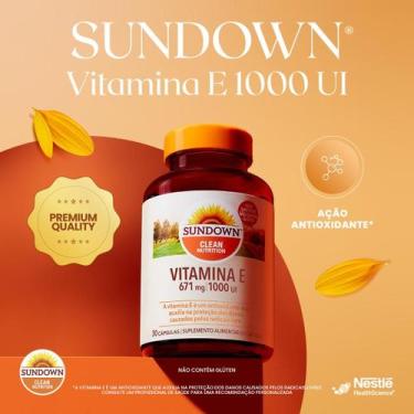 Imagem de Suplemento Alimentar Sundown Vitamina E 1.000UI 30 Cápsulas