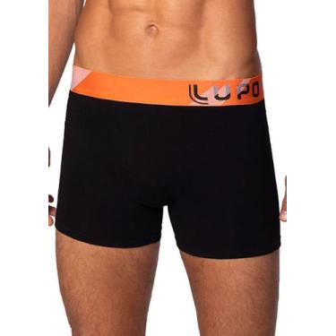 Imagem de Cueca Boxer Lupo 00784-057 Masculina Lisa Algodão T. P/GG, GG, 9990, P