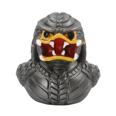 Imagem de Estatueta de pato de resina com tema de monstro alienígena personagem de filme de terror criatura assustadora estátua colecionável novidade artesanato ornamento decorativo para prateleira de mesa