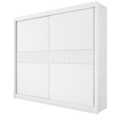 Imagem de Guarda Roupa Casal Cancun Ripado 2 Portas 6 Gavetas com pés - D' Doro,