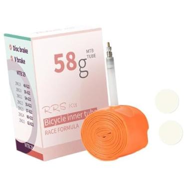 Imagem de Colaxi Câmara de ar para bicicleta com válvula, substituição e manutenção de pneus sobressalentes, TPU com remendos para pneus, câmara de ar para ciclismo ao, Style H