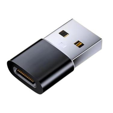 Imagem de Adaptador USB C para USB Tipo A – OTG 30W, Carregamento Rápido e Transferência de Dados, Compatível com Smartphones, Notebooks, Power Bank e Carro