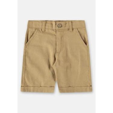 Imagem de Bermuda Básica Infantil para Meninos em Linho Up Baby-Masculino