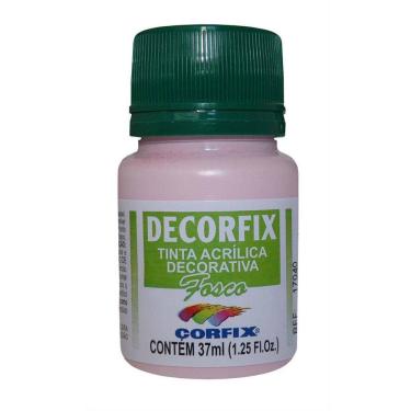 Imagem de Tinta Decorfix Fosca 474 Rosa Bebe 37Ml