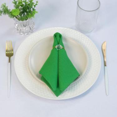 Imagem de Kit 4 Guardanapos Basic 35cm X 35cm Tecido Oxford Liso - EFFRONTE DECO