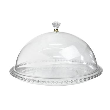 Imagem de Boleira Com Tampa Em Plástico Pet 16Cm