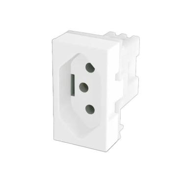 Imagem de Módulo Tomada 2p+t 20a-250v~ Modulare - Evidence - Blanc Mais Fame