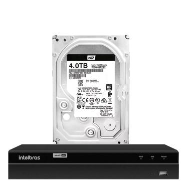 Imagem de Dvr Intelbras 8 Canais Mhdx 1208 Com Hd De 4tb Instalado